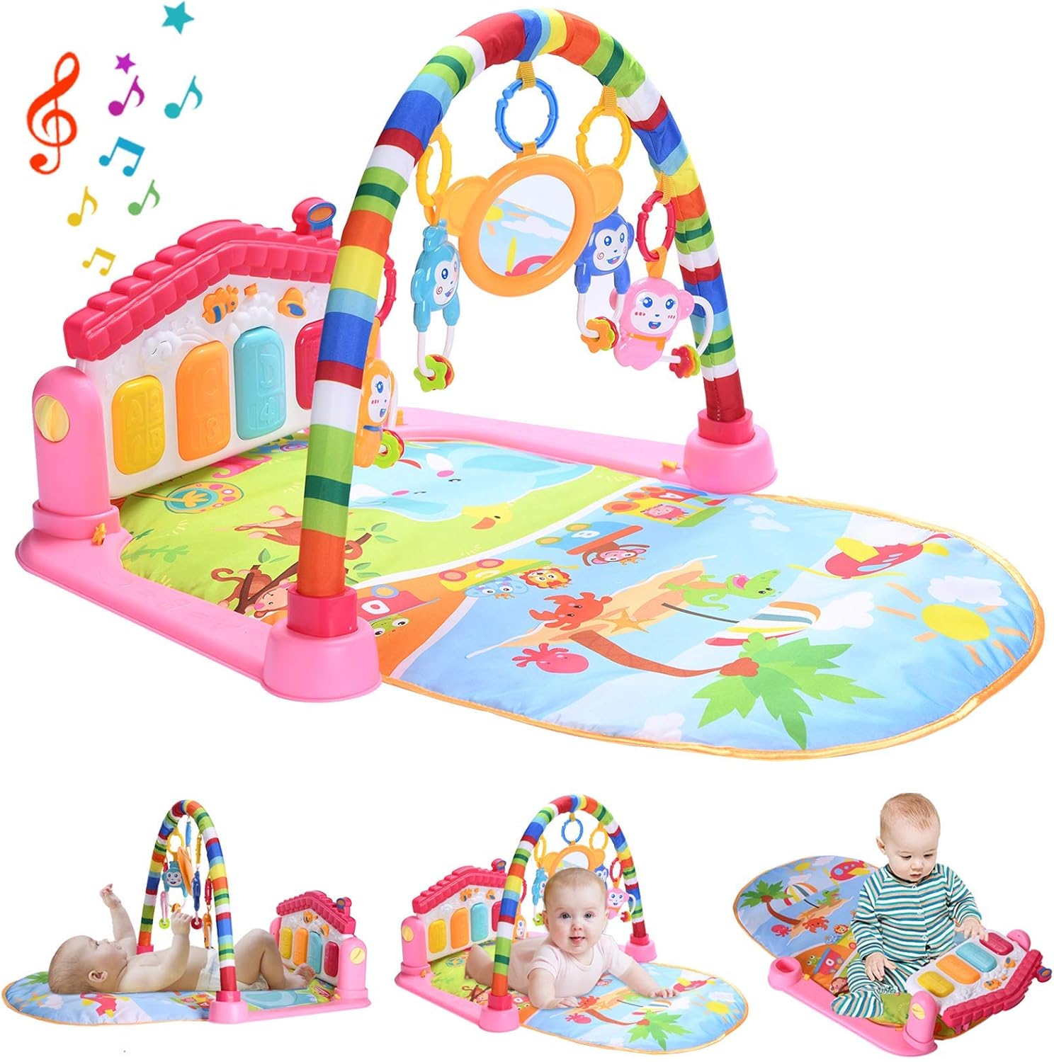 jungle gym play mat