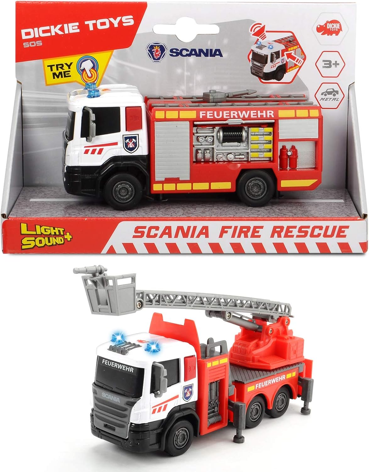 dickie toys scania fire engine