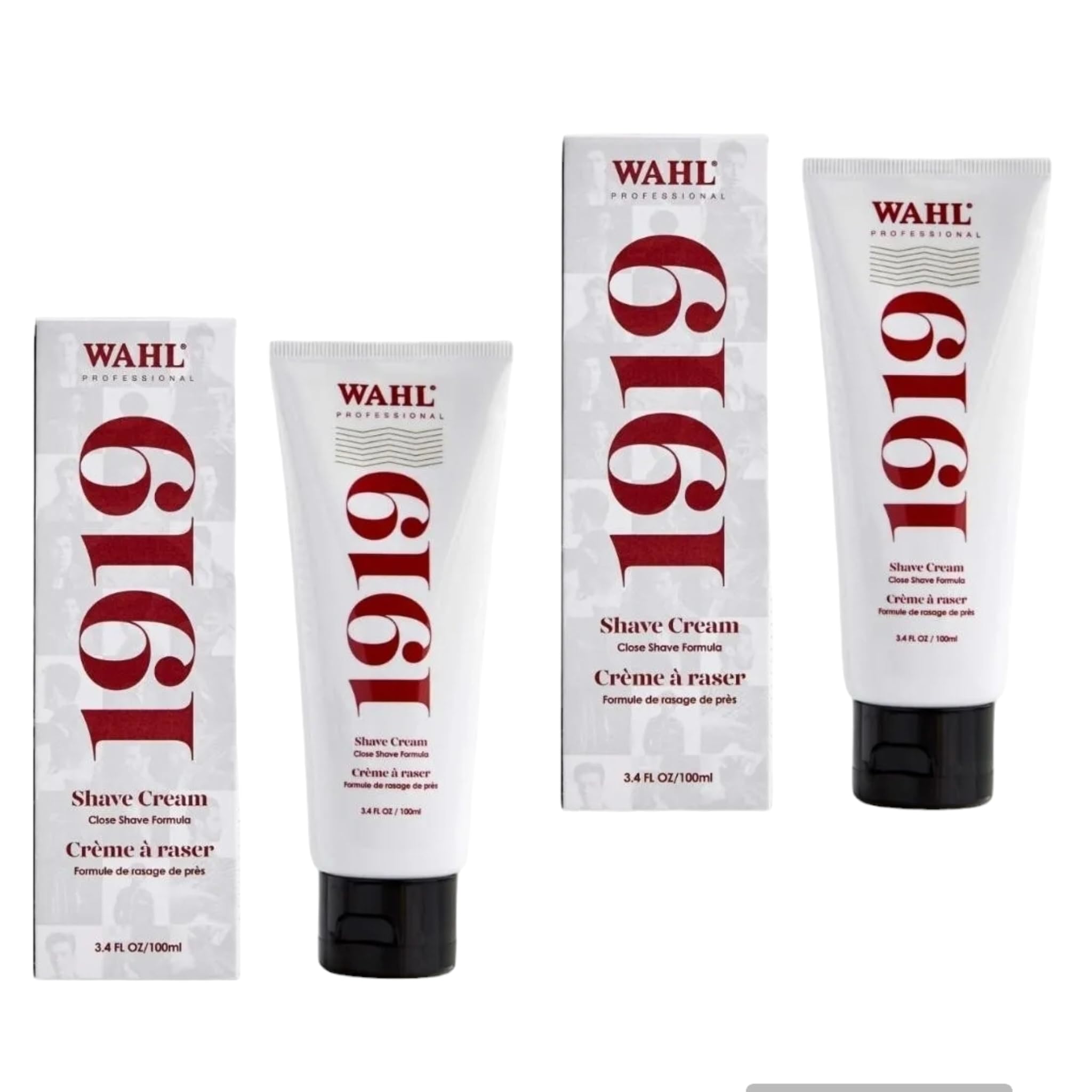 Wahl Shave Cream, Paraben and Sulfate Free, leaves skin feeling fresh,100mL, 2 PACK