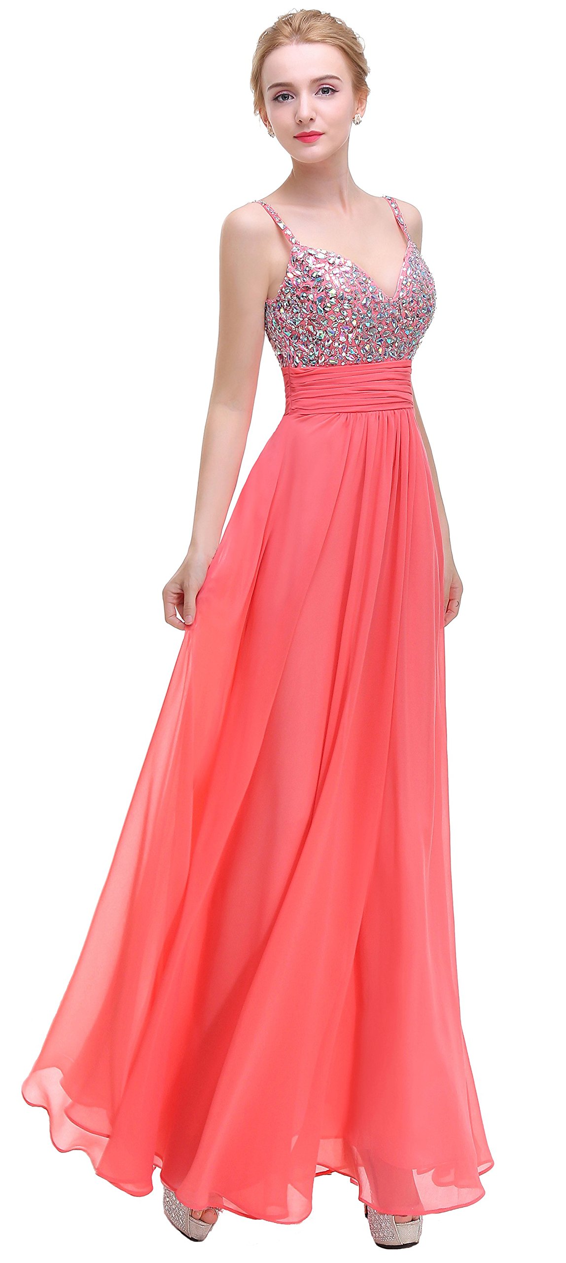 coral bridesmaid dresses amazon