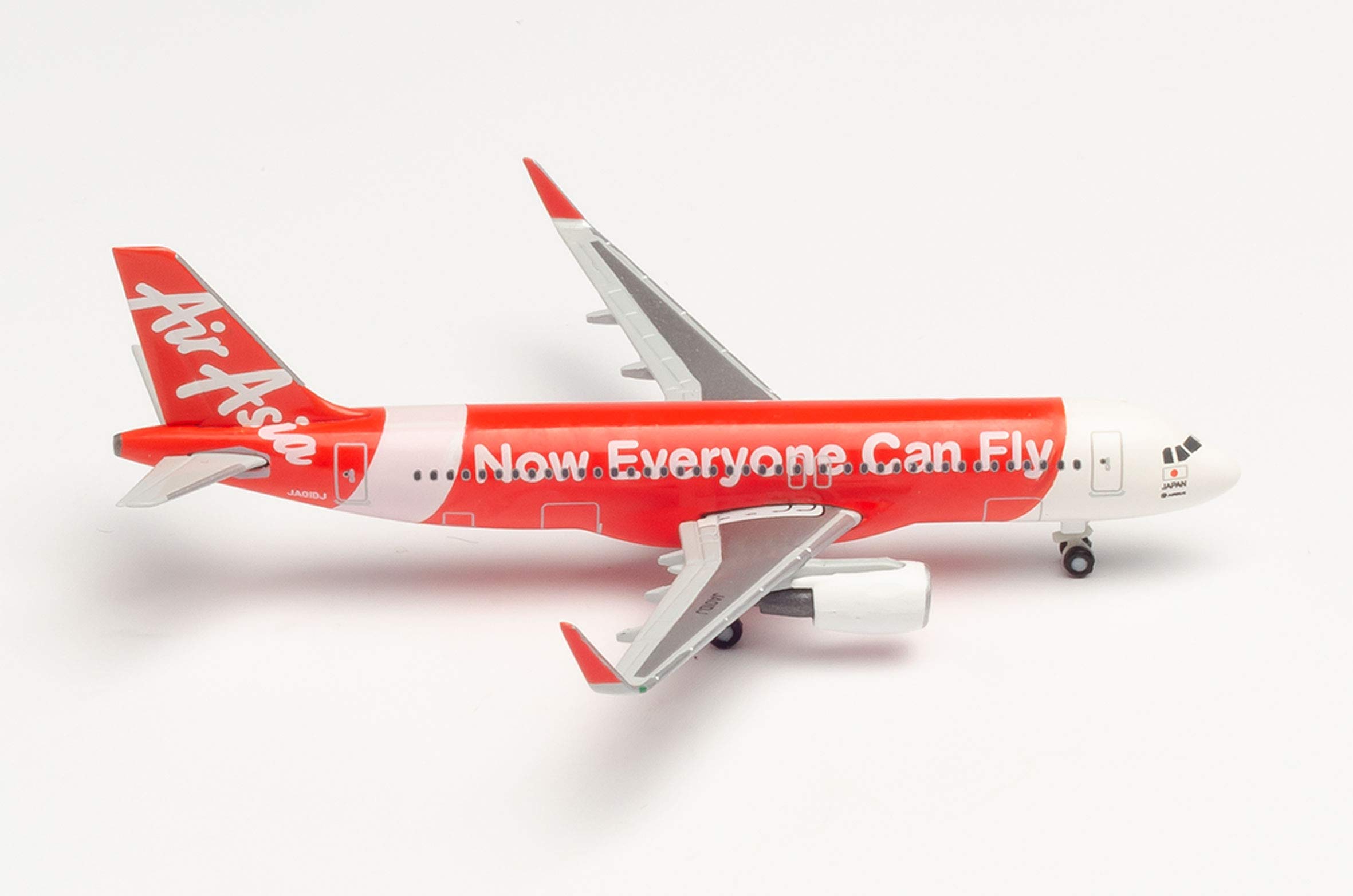 Herpa 534215 Air Asia Japan Airbus A320 Miniature Craft Collecting Gift, Multicoloured