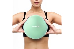 FITMIND Pilates Ball - 10 Inch Core Ball for Yoga, Stability, Fitness, Ab & Core Workout, Physical Therapy