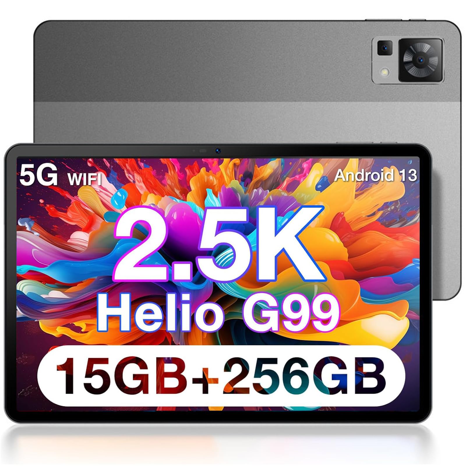 DOOGEE T30 PRO Tablet 11 Pollici 2.5K Android 13 – 15GB RAM 256GB ROM, Helio G99, 8580mAh