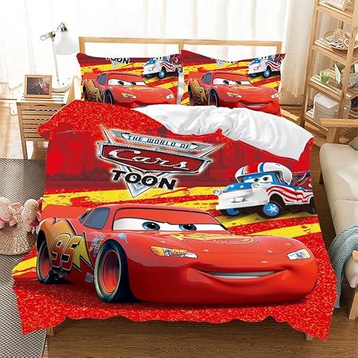 lightning mcqueen cot bed set
