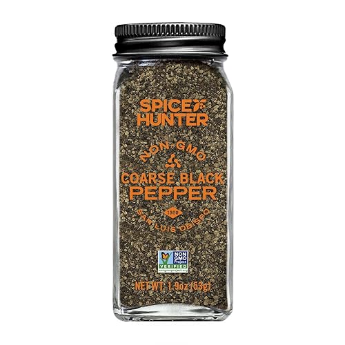 Spice Hunter Black Pepper, Course, 1.9 Ounce (Pack of 6)