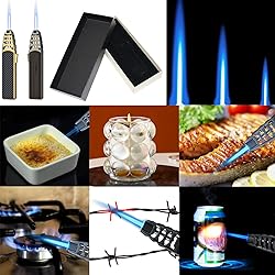 Jnfire Butane Torch Lighter Refillable Windproof