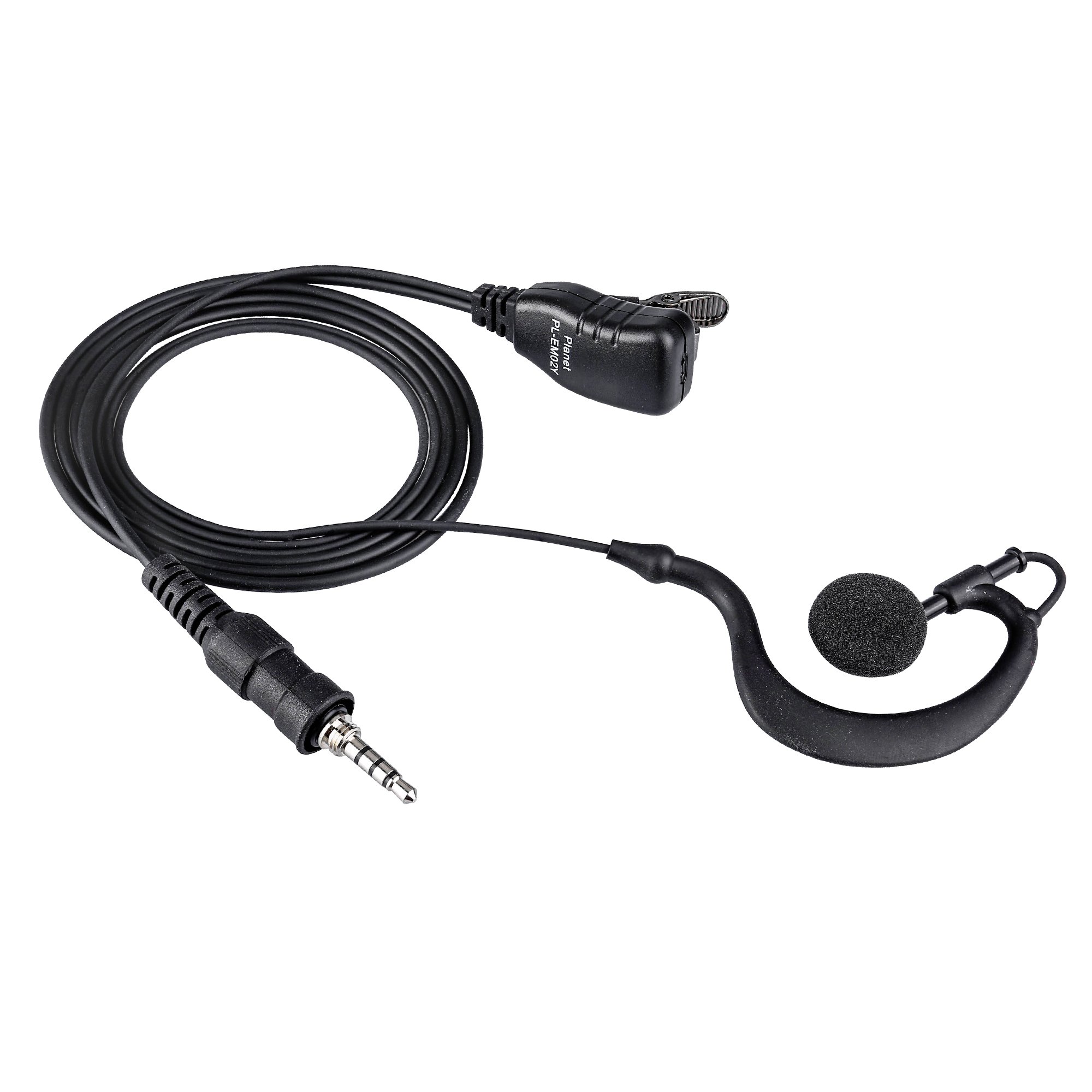 Planet アイコム/アルインコ/スタンダード/YAESU 1ピンねじ込みプラグ用耳かけ式イヤホンマイク PL-EM02Y商品画像