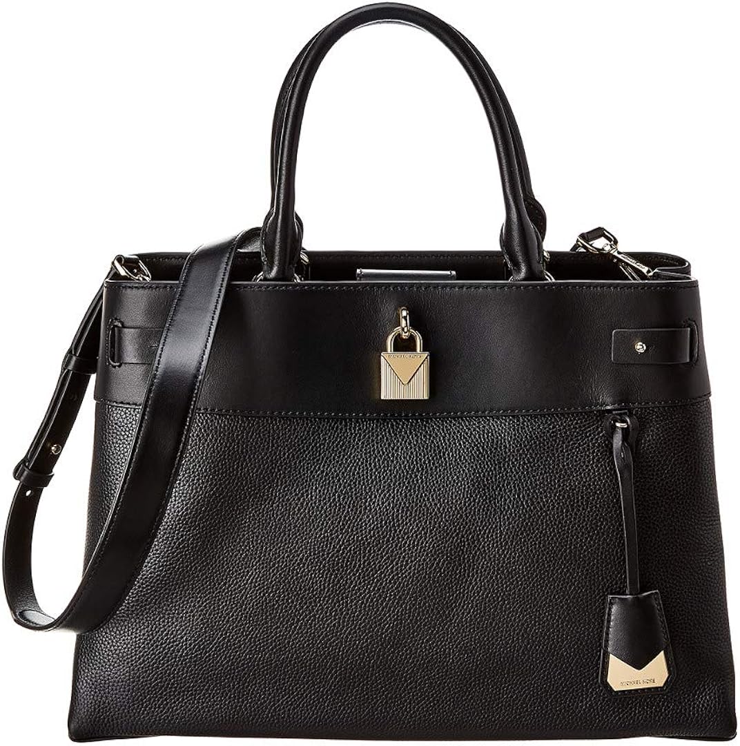 michael kors gramercy large leather satchel