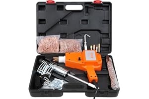 BESTAUTO VEVOR Stud Welder Kit, 5500 Stud Welder Dent Repair Kit, 800VA Spot Welder Stud, 110V Welder Stud Kit, Stud Gun Dent Puller Kit with Complete Accessories, Dent Welder Repair for Auto Body Repairing
