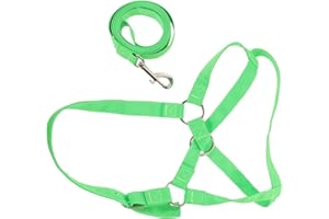 YARNOW Livestock Halter with Quick-Release Design Nylon Adjustable and Lead Rope for Calf Training