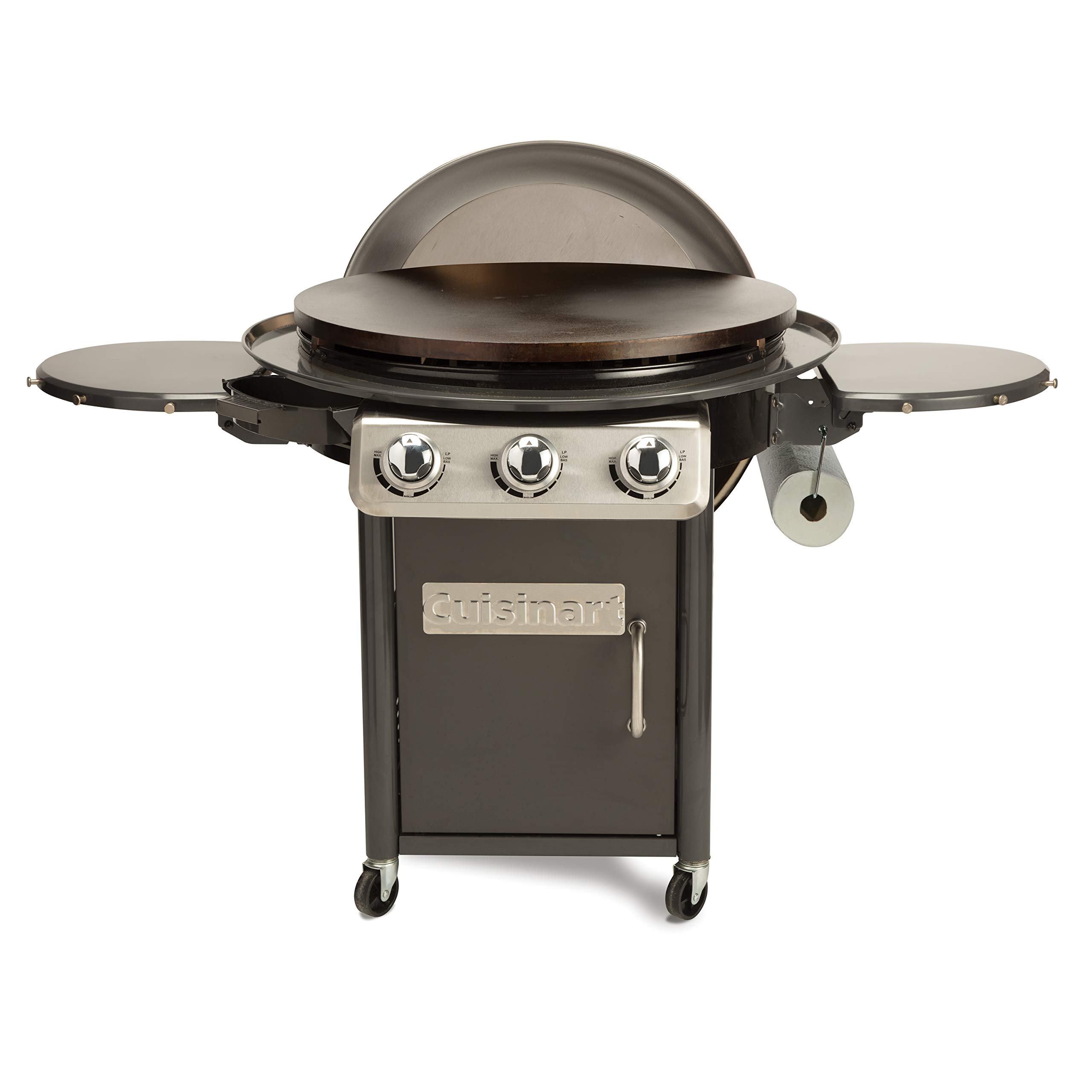 Photo 1 of ***PARTS ONLY**Cuisinart 360° XL Griddle Outdoor Cooking Center, 30” Round Flat Top Grill with Stainless Steel Vented Lid, Folding Prep Tables, 45,000 BTU Burners, Grease Management, Gas Grill for BBQ, Cookouts