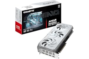 GIGABYTE Radeon™ RX 9070 XT Gaming OC ICE 16G Graphics Card (16GB GDDR6, 512-bit, PCIe 5.0, HDMI/DP 2.1, 2.7 Slot, Hawk Fan, 