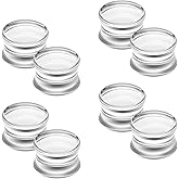 Pexveiuu 6G-30mm Acrylic Solid Gauges for Ear Tunnel Plugs Stretcher lightweight Plugs Clear Double Flared Flesh Tunnels Earrings for Women Men