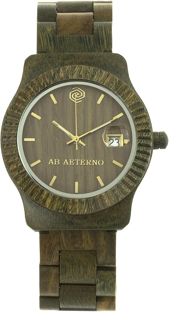 Amazon Ab Aeternoスカイコレクションrayグリーンサンダルウッド40 Mmユニセックス低刺激性vegan Quartz Watch Ab Sm003 レディース腕時計 腕時計 通販