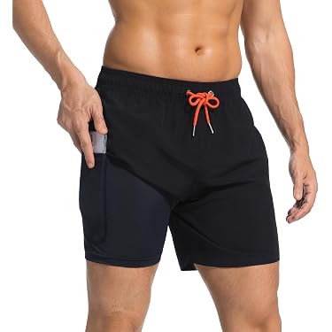 Short De Bain Homme ITRY Stretch - Taille S à XL, Waterproof, Séchage Rapide