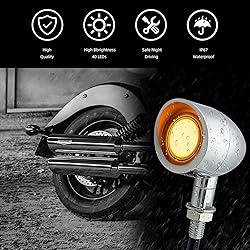 BOSYCY Motorcycle Rear LED Turn Signals 2 Pack