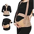 Evolway Belly Bands For Pregnant Women - Maternity Belt Pregnancy Support - Breathable Abdominal Binder, Back Support, Multiple Sizes And Colors For All Stages Of Pregnancy & Postpartum