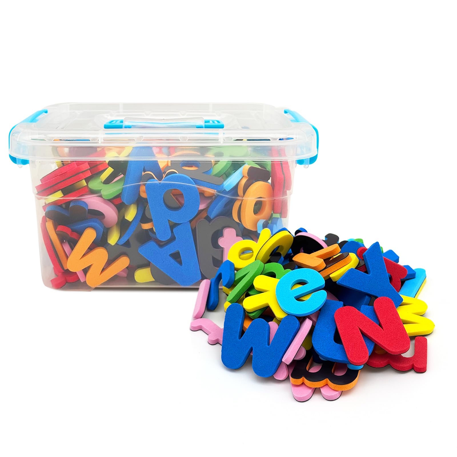 Classroom Magnetic Alphabet Letters ABC Magnets for Toddlers 1-3 Refrigerator 238 Pcs Double - Side Magnetic Letter Board for Preschool Toddler Spelling and Learning