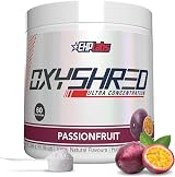 EHP Labs OxyShred Thermogenic Pre Workout Powder Passionfruit 60 Servings