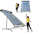 Ksports Tennis Rebounder Net – Multi Racket Sports Trainer for Tennis, Pickleball, Padel, Squash & Racquetball – Quick Assembly, Portable with Carry Bag