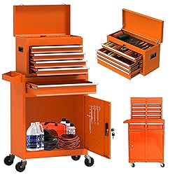 SumKea Wheels, Box, 5 Drawer Rolling Tool Chest and