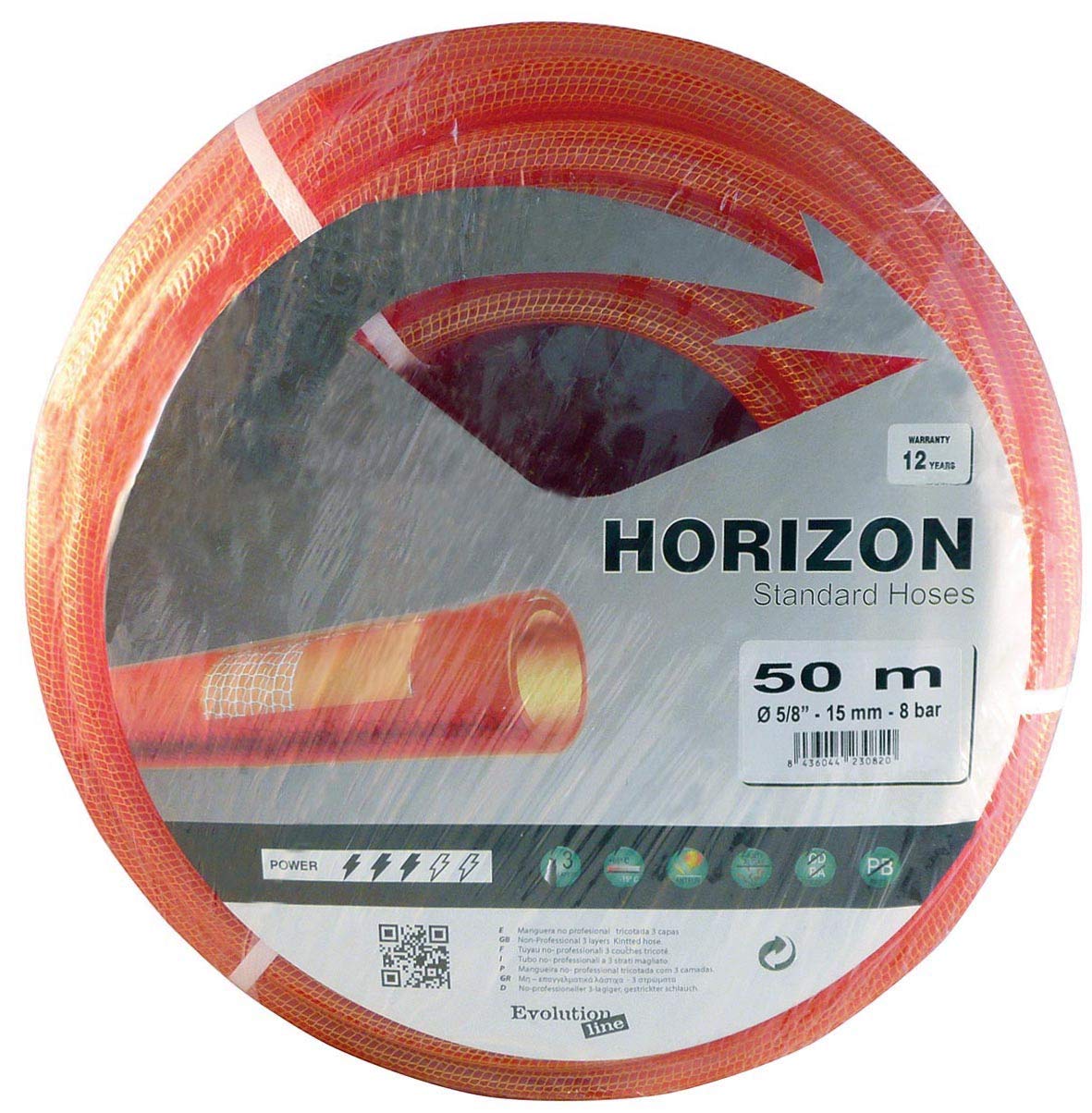 Riegolux Horizon 301405 15 x 50 m Red Knitted Hose