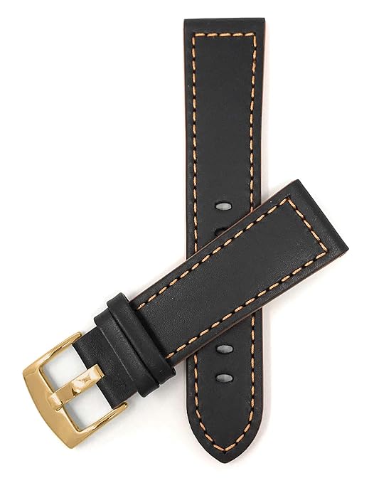 Bandini Extra Long (XL) 20mm Mens Italian Leather Watch Band Strap