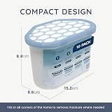 CUQOO Disposable Dehumidifier 500ml Pack of 10 Moisture Absorber Damp Mould view 4