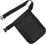 QWORK Nurse Waist Bag Pouch Organizer Medical Supplies Scissors Bandage Black view 2