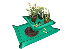 Baajric 2PCS Repotting Mat, Excellence Indoor Waterproof Plant Transplanting Mat, Professional Gardening Mat Supplies (gardening tools are not included)