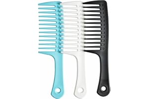 GAONSWOE Wide Tooth comb, Large Detangling Comb for Women and Men, Durable Styling Brush for Curly, Long, Wet Hair Types - Professional Hair Care.