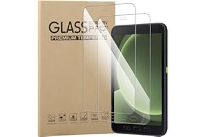 GEJEFA Screen Protector for Samsung Galaxy Tab Active 5 8 Inch, 9H Hardness Tempered Glass Flim Bubble-free，Support Fingerpri
