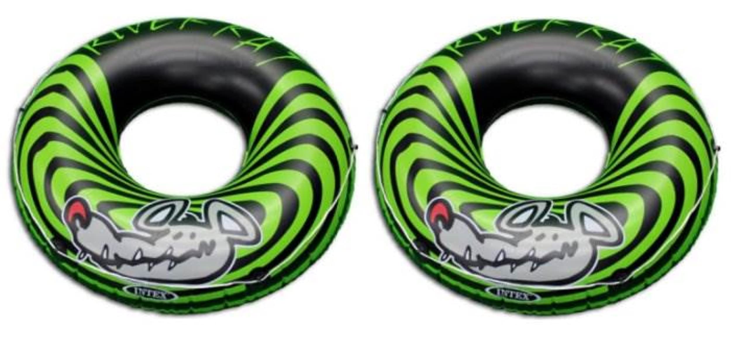 Photo 1 of Intex 2-Pack River Rat 48-Inch Inflatable Tubes for Lake/Pool/River | 2 x 68209E
