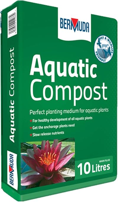 Bermuda Aquatic Pond Compost 10L | Pond Plant Soil For Water Gardens