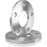 Customadeonly 5x114.3 Wheel Spacers for 370Z 350Z 240SX 300ZX GTR Murano Maxima Sentra (2pcs 10mm Thick) Wheel Spacer for Q60 G37 G35 Hubcentric w/o Lip 5x4.5 66.1mm Bore -Longer Studs Required