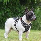 HEELE Dog Harness No Pull Medium Reflective Front Back Clips Adjustable view 5