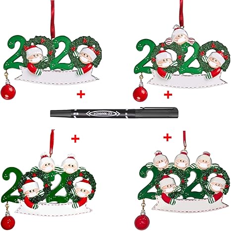 Amazon Co Jp Diyクリスマス飾り パーソナライズされた名前のクリスマス飾りキット カスタマイズされたクリスマス装飾キット家族のための創造的なギフト ホーム キッチン