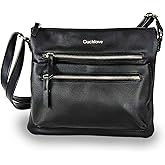 OUCHLOVE Multifunctional Crossbody Bag for Women,Multi-Pocket Shoulder Handbag With Adjustable Strap,Lightweight Travel Purse