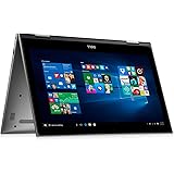 Dell Inspiron 15.6-inch 2 in 1 Full HD 1920x1080 Touchscreen Laptop PC Intel Core i5-7200U Processor 8GB RAM 256GB SSD 802.11AC Wifi Backlit Keyboard Bluetooth Webcam HDMI Windows 10-Gray