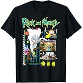 Rick and Morty Scene Adult Cartoon Fashion T-Shirt