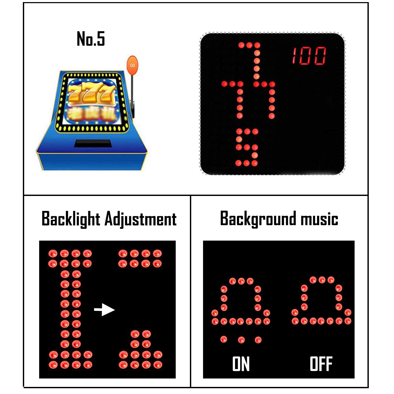 DIY Soldering Project Game Kit Retro Classic Electronic Soldering Kit with 5 Retro Classic Games and Acrylic Case, Idea for STEM High School Family Education Friends by Etoput