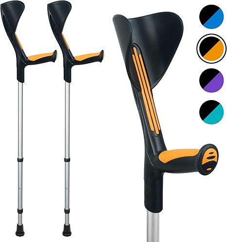 Amazon Com Ortonyx Forearm Crutches 1 Pair Ergonomic Handle