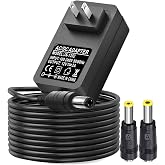 12V AC/DC Casio Charger Power Adapter Compatible for Casio Digital Piano Keyboard AD-A12150LW, AD-A1215LW, Casio Keyboard PX-130 PX-150 PX-330 PX-3S PX-5S CTK-6000 CTK-6300 CTK-7200 Power Supply Cord