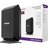 NETGEAR CM700 (32x8) DOCSIS 3.0 Gigabit Cable Modem. Max download speeds of 1.4Gbps. Certified for XFINITY by Comcast, Time Warner Cable, Charter & more (CM700) (Renewed)