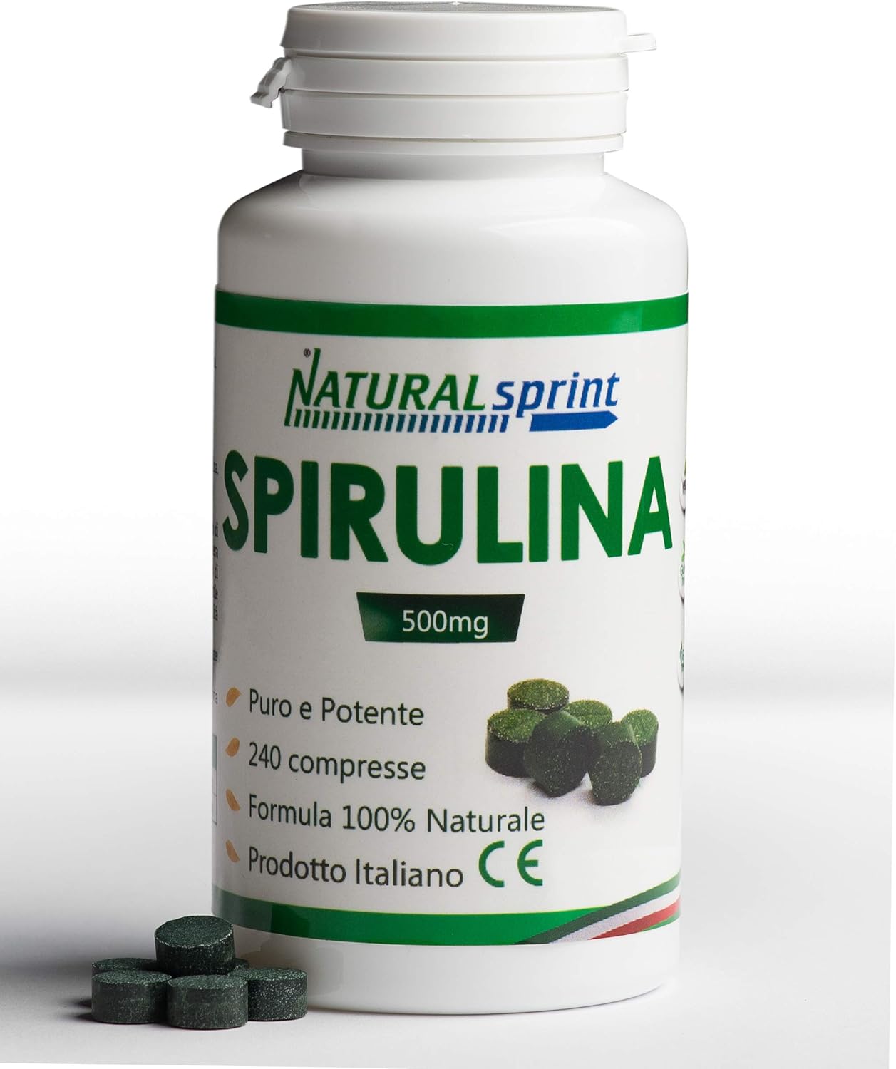 ALGA SPIRULINA COMPRESSE500mg Amazon.it Salute e cura della persona
