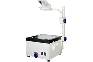 Radical A4 Overhead Projector Office Presentations Teaching OHP Two Lamps Deluxe frensel Lens A4 Size 1-4Mts Projection