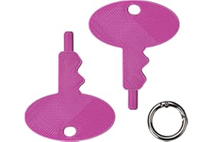 LUAATT Replacement Key Compatible for Cranium Cariboo,2 Pack Great Key for Speech Pathology(Purple)