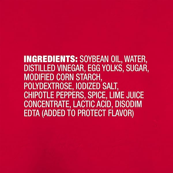 MCCORMICK CHIPOTLE MAYONNAISE DRESSING, 10.3 FL OZ