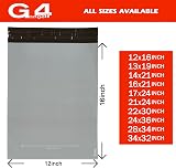 G4GADGET 50 Strong 12 x 16 inch Polythene Mailing Bags 55 Micron Self Seal view 7