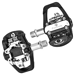 SPD & Look Delta Spin Bike Pedals, Dual Bicycle